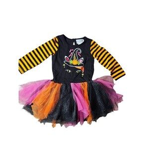 Emily Rose Kids Halloween Cat Dress Tutu 3T